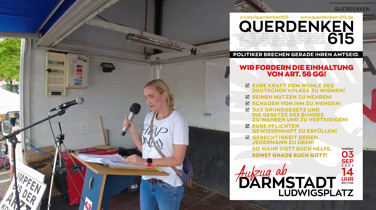 Die feurige Rede von Meike aus Moosbach - ein MUSS für alle!