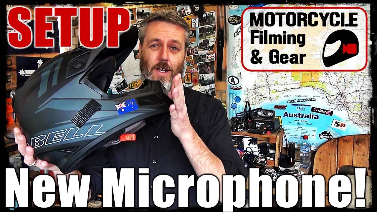 Motorcycle Microphone Setup in New Helmet - MFG Ep.6