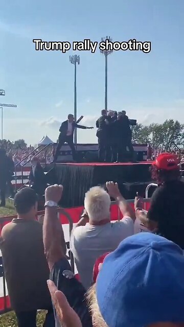 A new angle from the attempt on Trump’s life, seen from behind