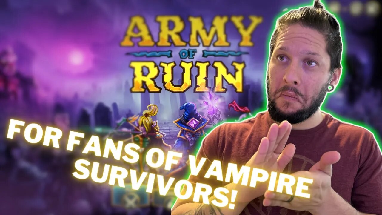 Vampire Survivors with different graphics - Army of Ruin