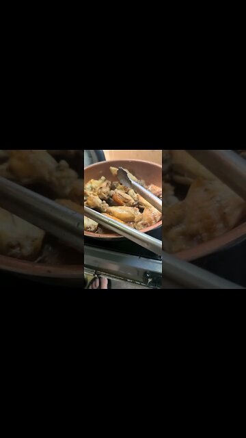 Frying Chicken Wing ASMR