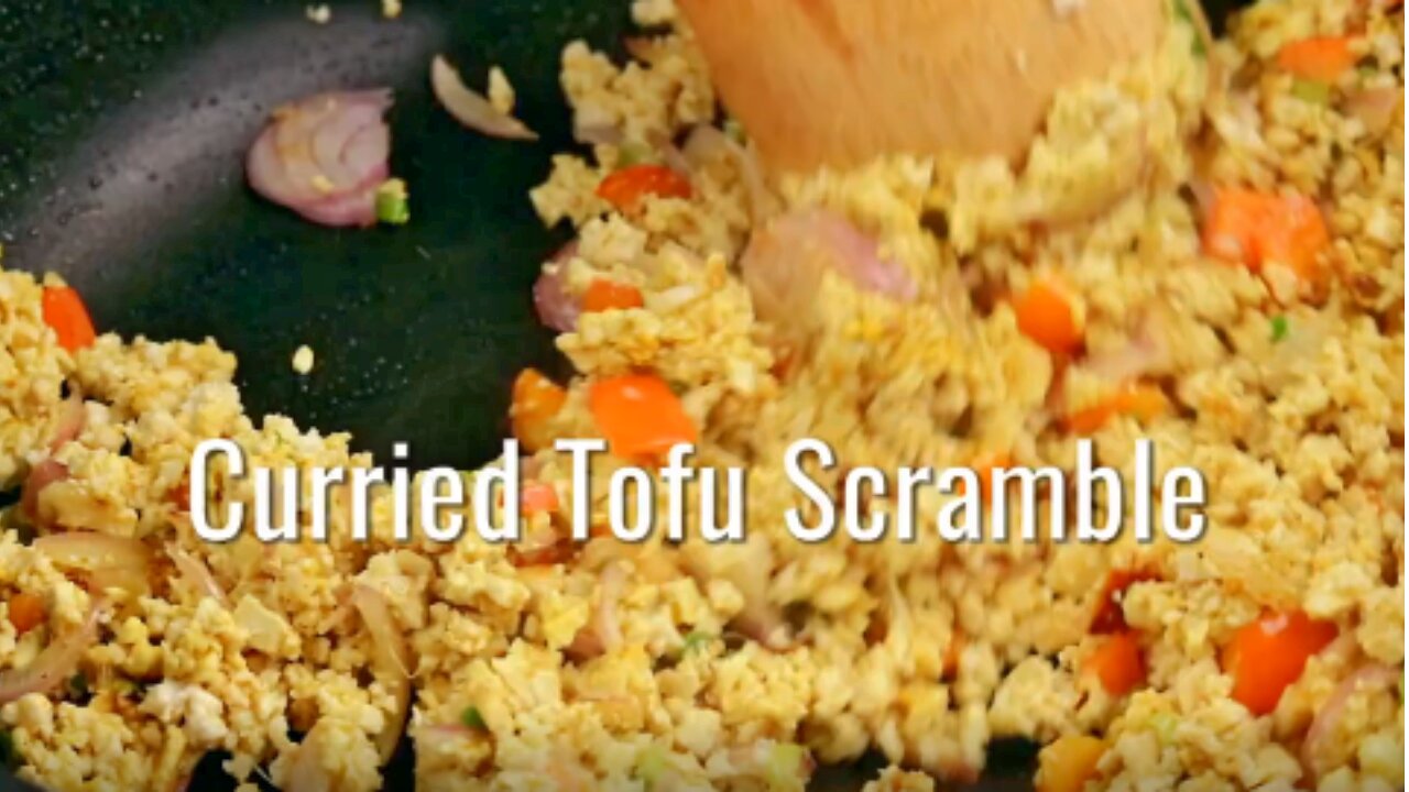 Keto Diet Recipes Curried Tofu Scramble