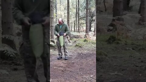 packing away the Lanshan 2 tent