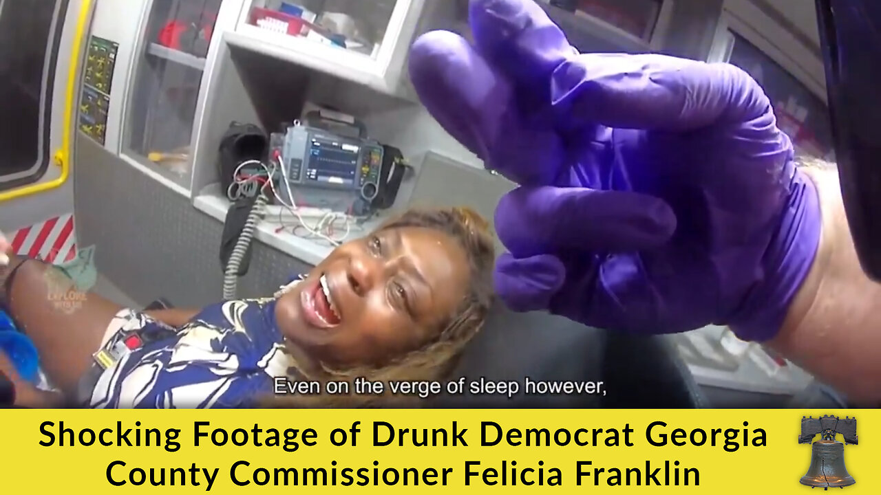 Shocking Footage of Drunk Democrat Georgia County Commissioner Felicia Franklin