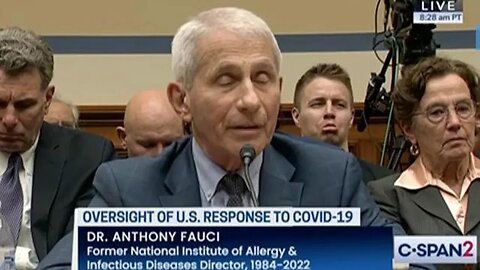 AUDIO OF FAUCI PLAYED BACK TO HIM ☤ DURING HEARING