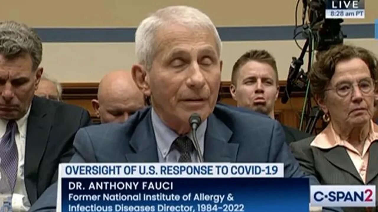 AUDIO OF FAUCI PLAYED BACK TO HIM ☤ DURING HEARING