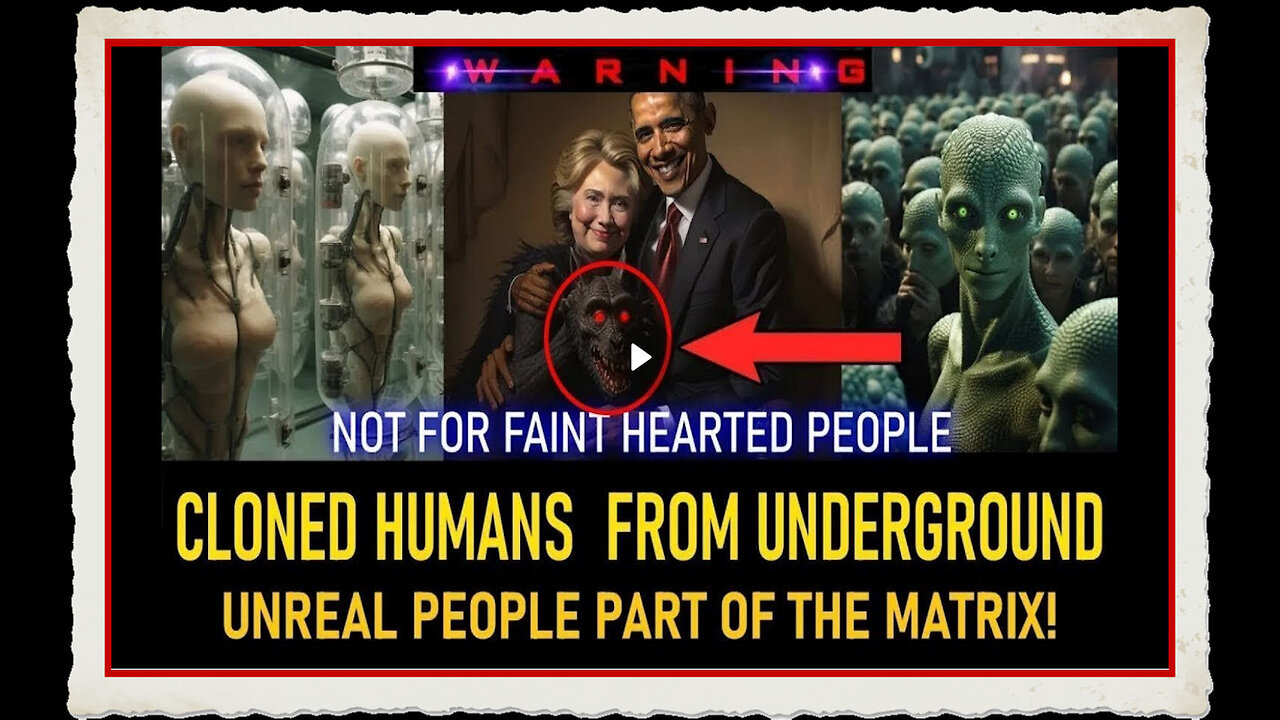 WARNING! CLONED HUMANS FROM UNDERGROUND BASES OF ILLUMINATI. “UNREAL PEOPLE” OF THE MATRIX (50)