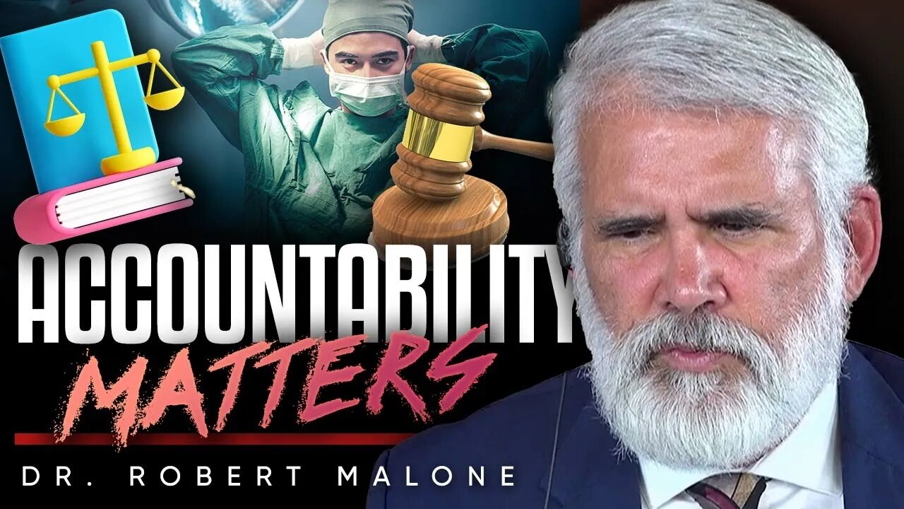 ⚖️Demanding Justice for Pandemic Victims: 🤔Who Will Be Held Accountable? - Robert Malone