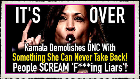 It's Over! Kamala DESTROYS DNC With Something She Can Never Take Back!