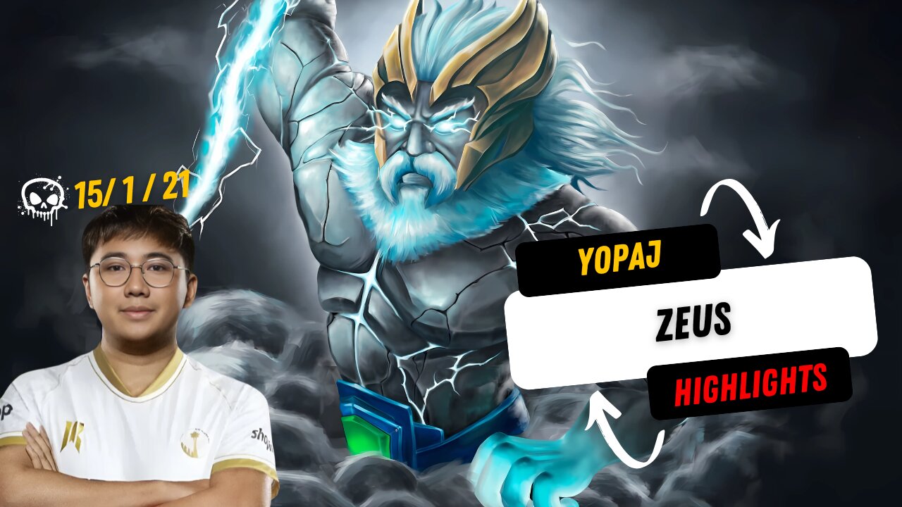 Shopify Rebellion Yopaj Zeus ESL One Bangkok 2024 Gameplay - Dota 2