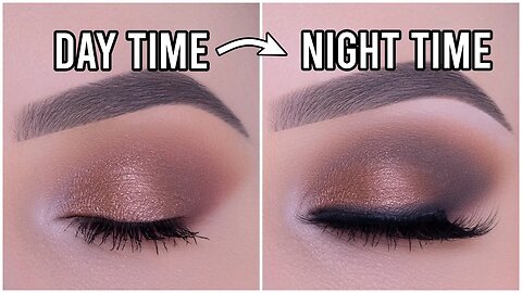 Soft Bronze Eye Look To Smokey Bronze Eye MakeupTransformation