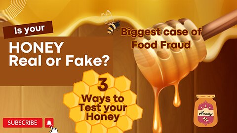 Is your honey real or Fake? 3 ways to test it