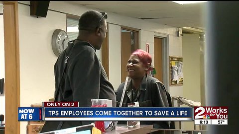 TPS employees come together to save a life