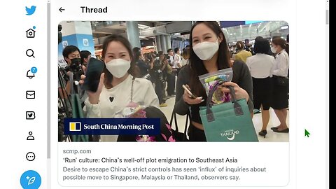 “預期的內地人湧入香港並沒有實現”，什麼？