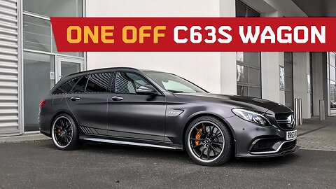 One-off C63S Wagon in AMG GT R/GT C 50 spec! - ROK Studio