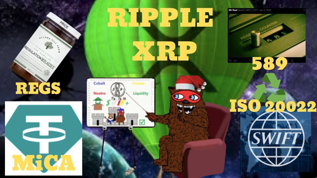 🟢🟣🟡 Regs : Tether & MiCA how it might be connected to the SWIFT Reset. BG123-Ripple- XRP 🟡🟣🟢