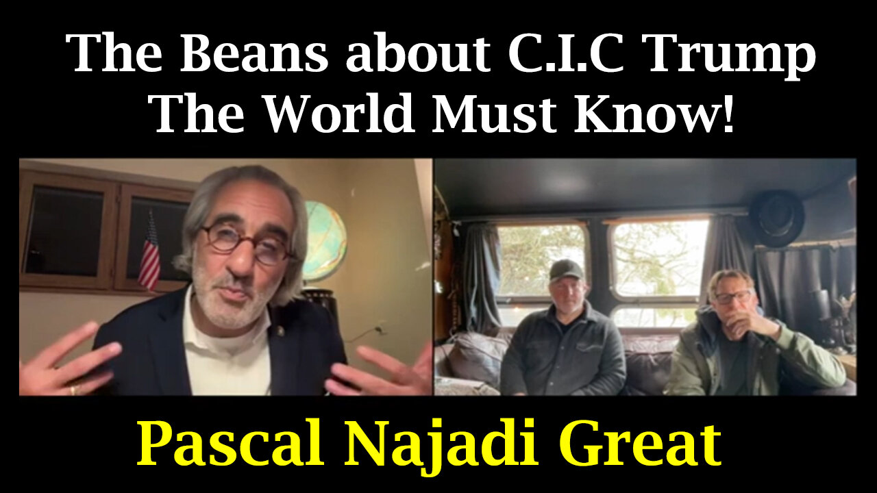 Spills the Beans About C.I.C Trump - The World Must Know | Pascal Najadi Great