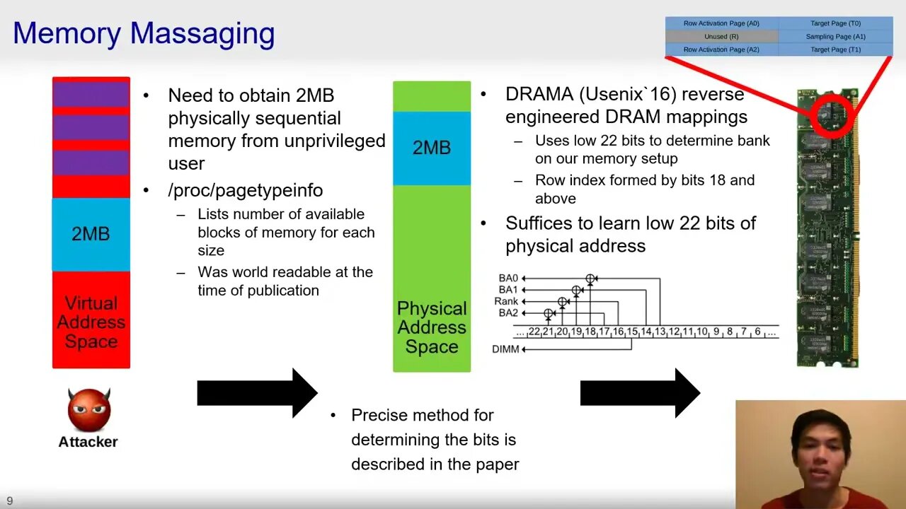 RAMBleed Reading Bits in Memory without Accessing Them