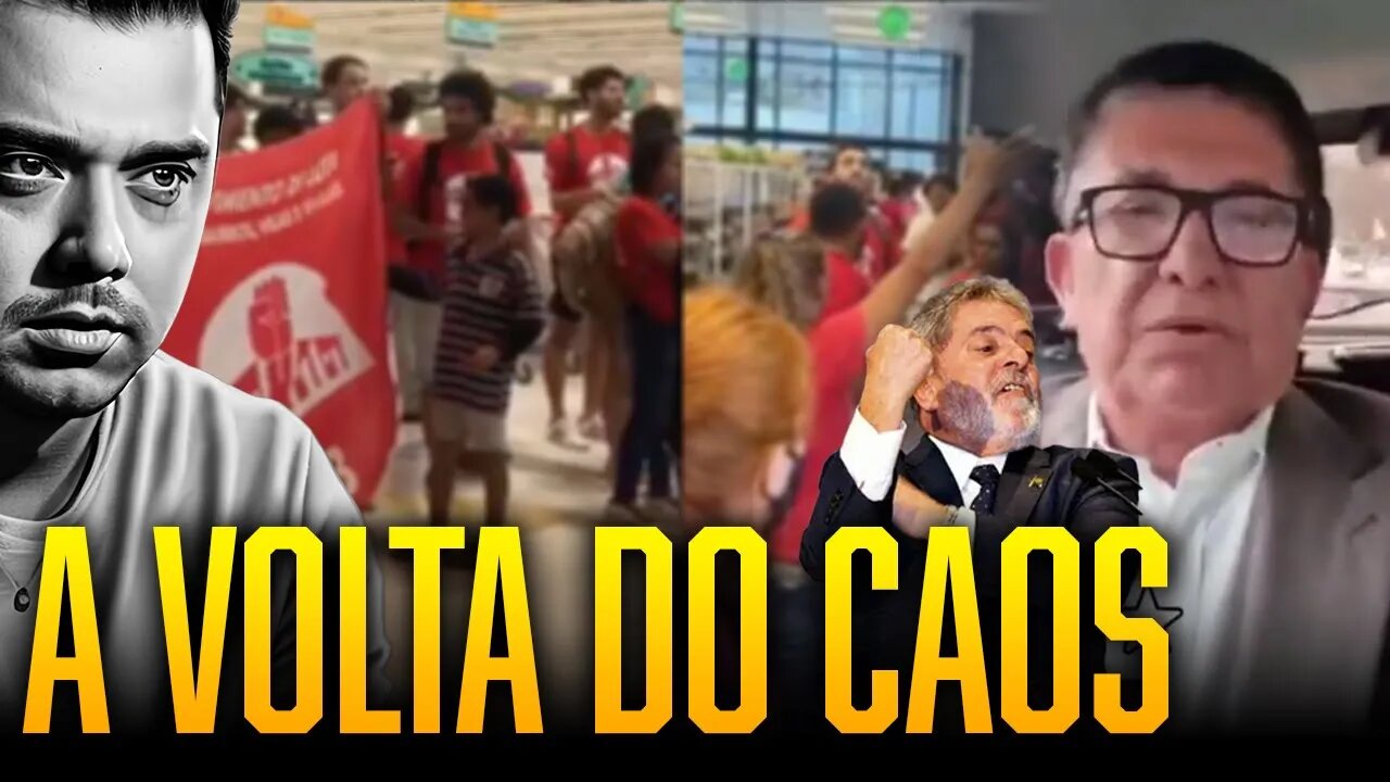 Ele fez o L, agora LAMENTA. As invasões começaram e sobrou até para apoiadores do molusco