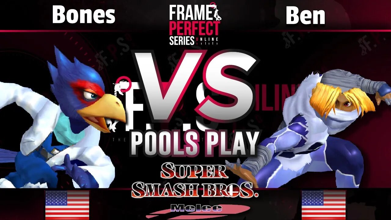 FPS3 Online Top 32 Qualifier - Bones (Falco) vs. Ben (Sheik) - Smash Melee