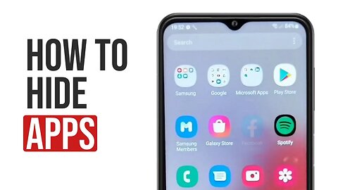 Samsung Galaxy A13 - How To Hide Apps