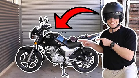 I just bought my FIRST EVER motorbike! (don't laugh)