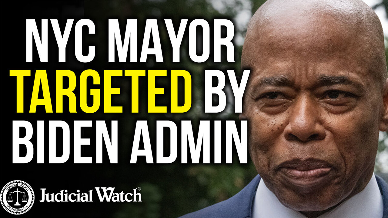 Eric Adams INDICTED by Biden DOJ after Criticizing Border Policy