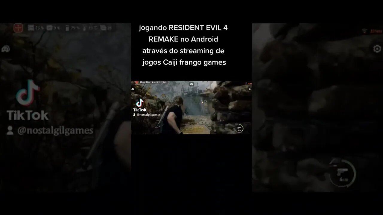 jogando RESIDENT EVIL 4 REMAKE no celular Android incrível 🎮📱 #gaming #gamingvideos #android