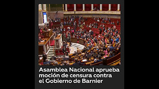 La Asamblea Nacional tumba el Gobierno de Francia