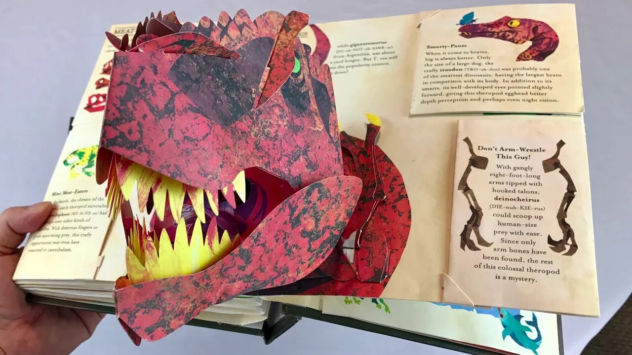 The Definitive Pop-Up Book "Encyclopedia Prehistorica Dinosaurs" by Robert Sabuda & Matthew Reinhart