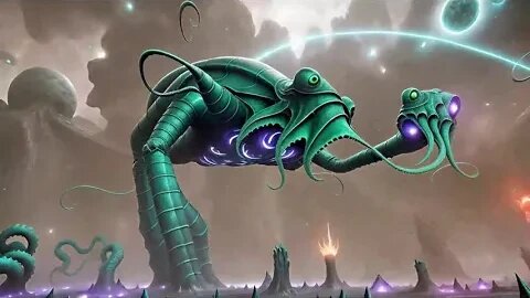 Alien Robot Dragon Tentacle Monsters