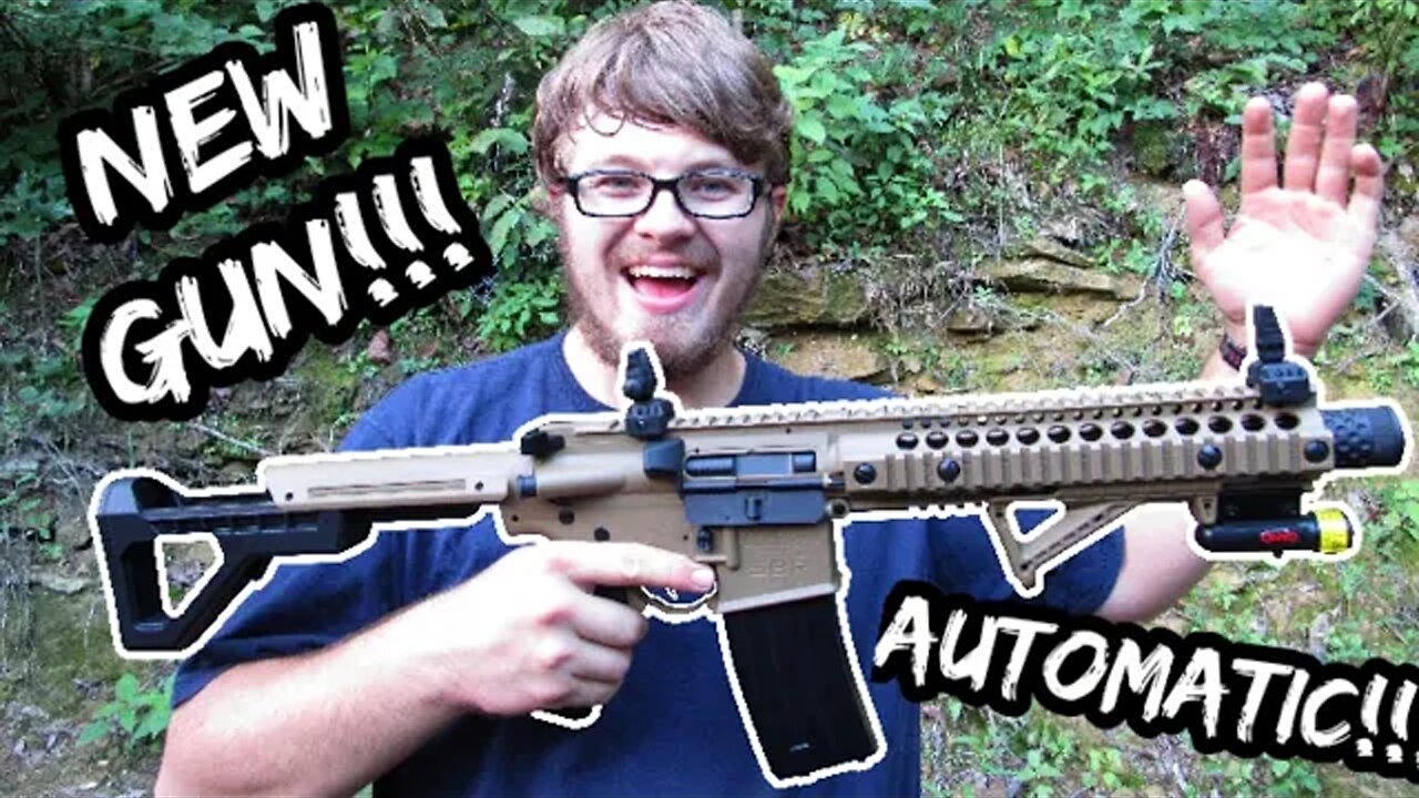 I Bought an AUTOMATIC Air-Gun for $150!! (Unboxing and Shooting)