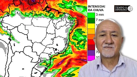 Contrastes climáticos: Chuva no litoral de São Paulo e frio em Santa Catarina e Paraná