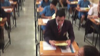 SOUTH AFRICA - Cape Town - Matric first exam paper (XVg)