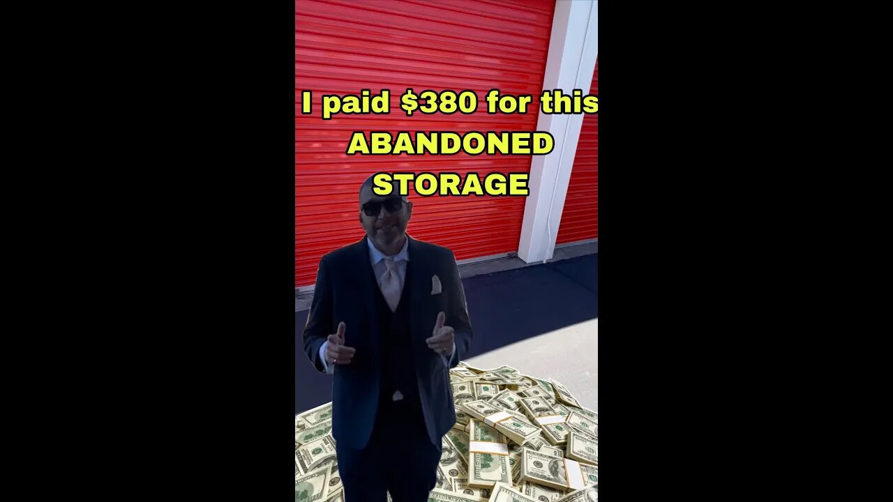 Paid $380 for this ABANDONED STORAGE WARS UNIT #shorts #reels #fyp #storageauctionpirate