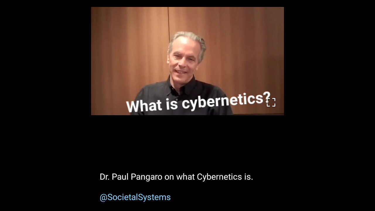 Speech: Dr. Pangaro explains Cybernetics