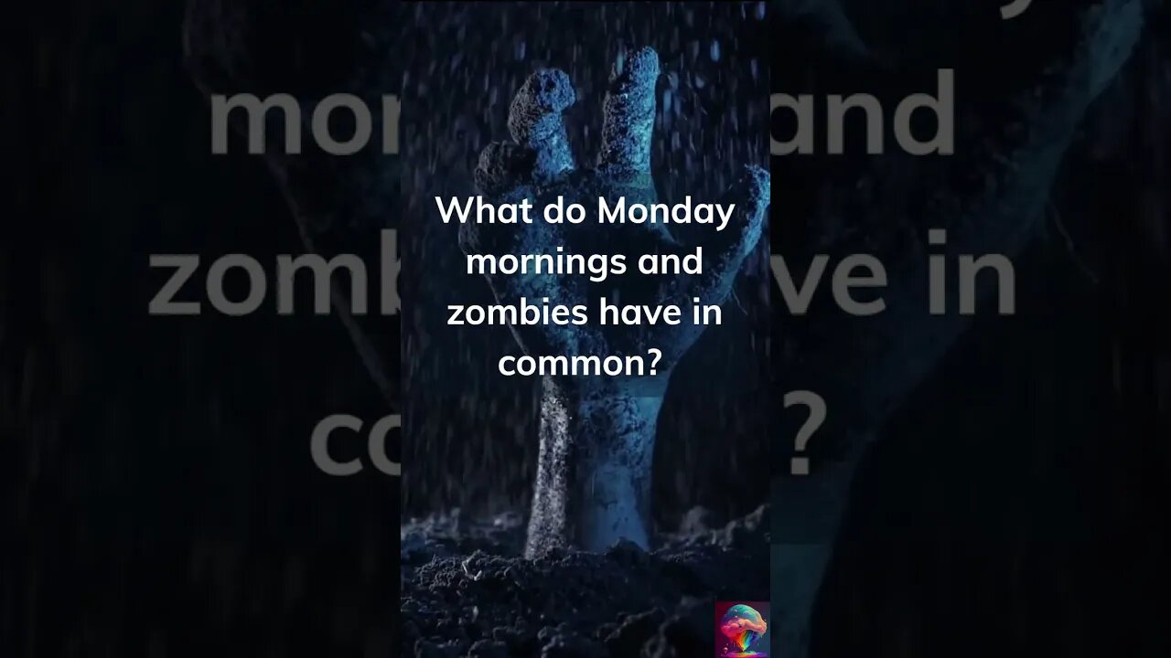 #shorts Zombie Joke for Monday morning!
