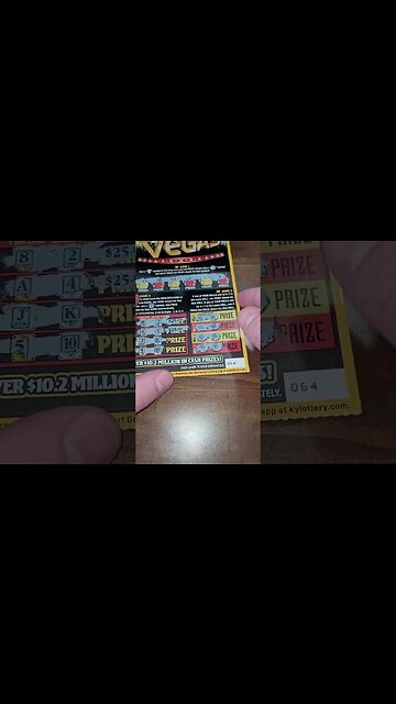 Good Winning Scratch Off Ticket! #shorts #lottery