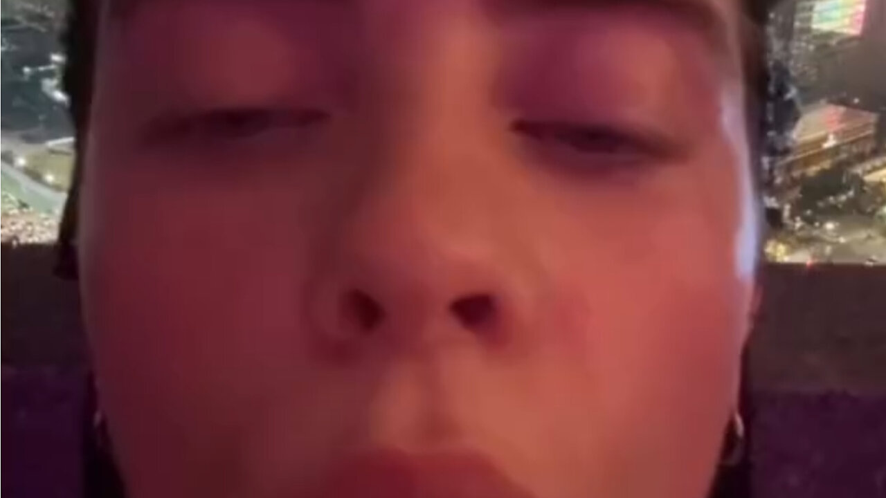 Billie Eilish singing "Solo" by Frank Ocean in the bathtub