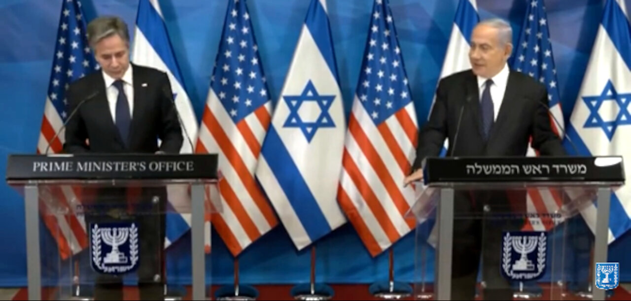 Netanyahu blasts Iran deal in front of Biden's secretary of state!