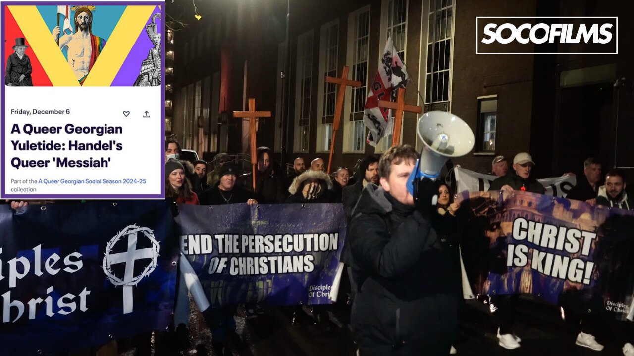 Protesting against: Handel's Queer Messiah, Foundling Museum | Bob & The Disciples of Christ