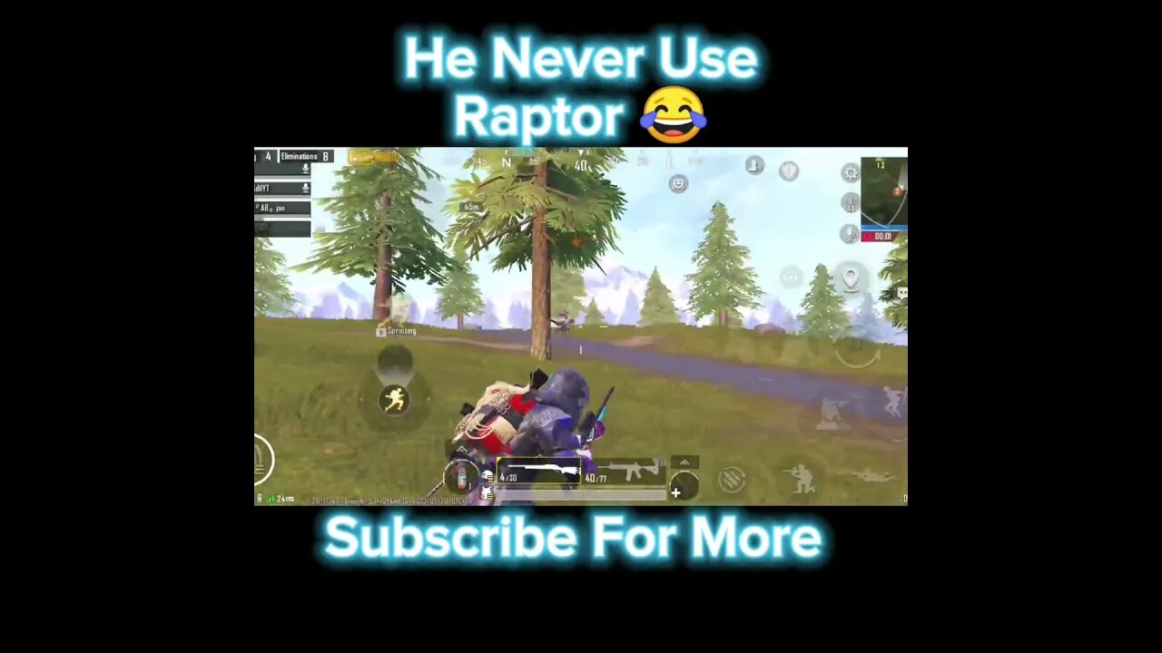 He Never Use Raptor 😂 #shorts #lgcadilyt#pubgmobile #youtubeshorts