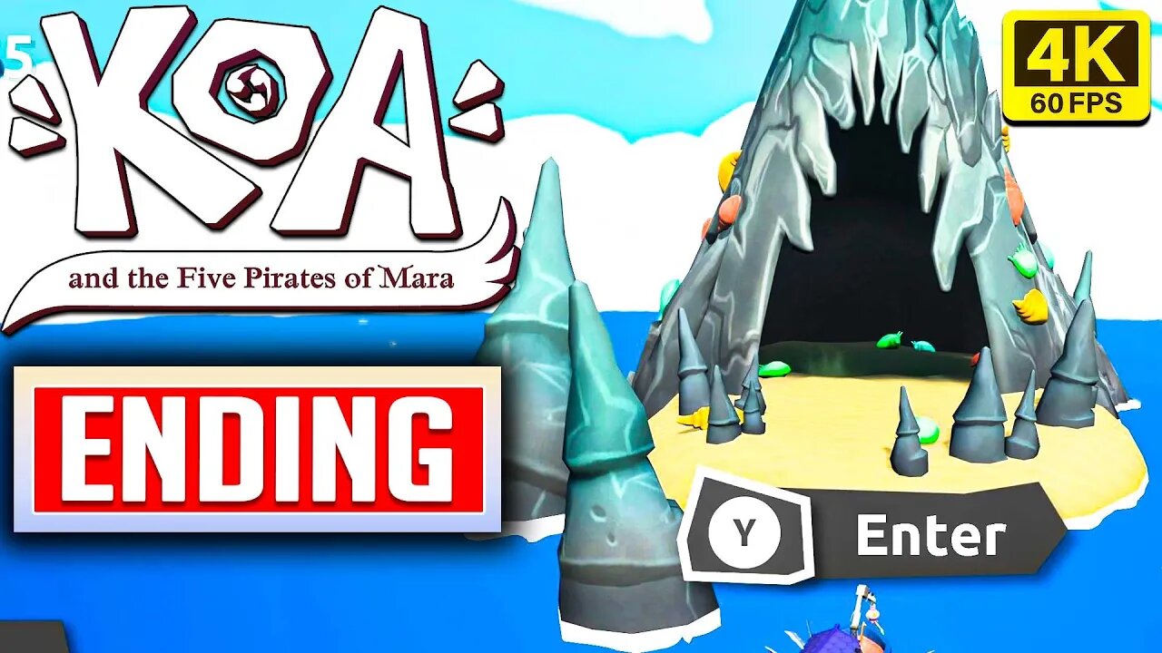 KOA AND THE FIVE PIRATES OF MARA - Grant Loom 's Lair & Ending Walkthrough PART 8 No Commentary [4K]