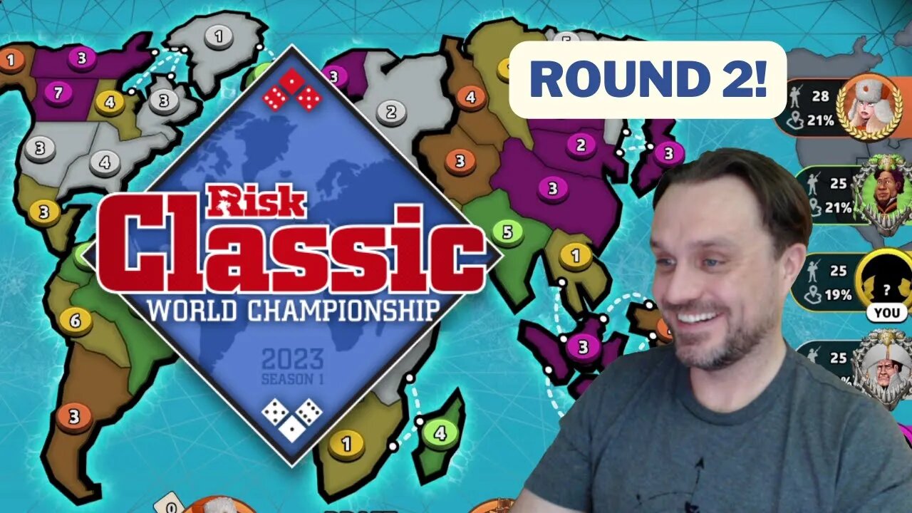 Risk Classic World Championships - Round Two Official Game - 2023 S1