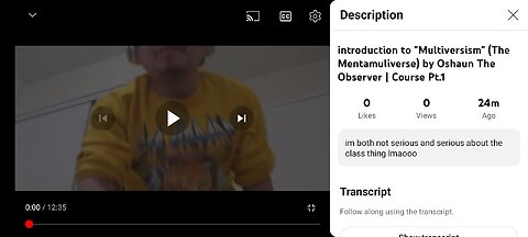 he's creating a multiverse y'all