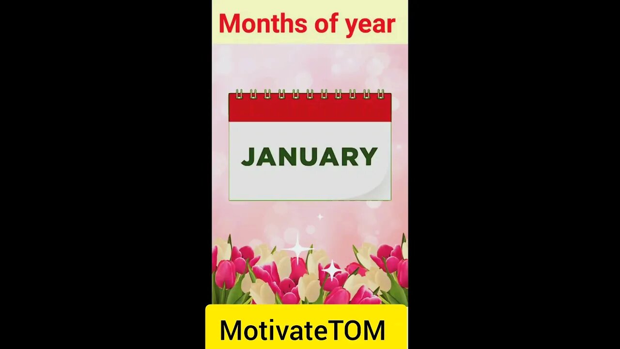 months of year short video