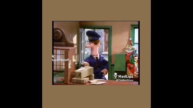 Postman Pat 3rd comical voiceover #shorts #lipsyc