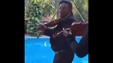 MARIACHI FALLS IN THE POOL IN A BIRTHDAY SURPRISE!! (FUNNY) #viral #trending #follow #funny