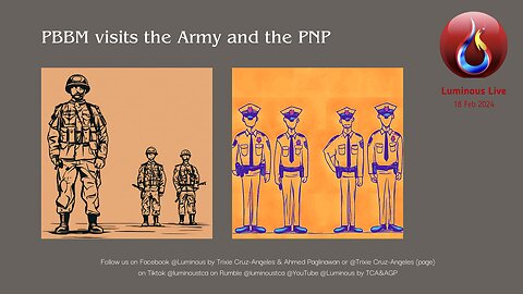 PBBM visits the Army and PNP