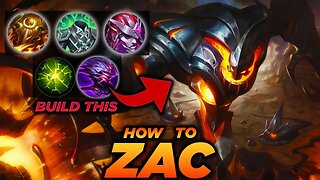 How to Play ZAC AND CARRY! + (Best Build/Runes) | Season 13 Zac Jungle Guide League of Legends